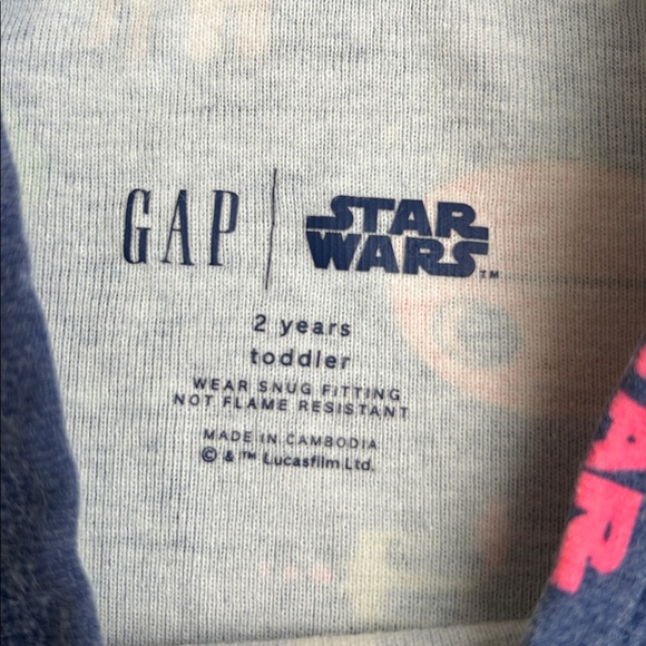 Gap Toddler Star Wars Shorts Pajamas, Size 2T - Picture 7 of 8